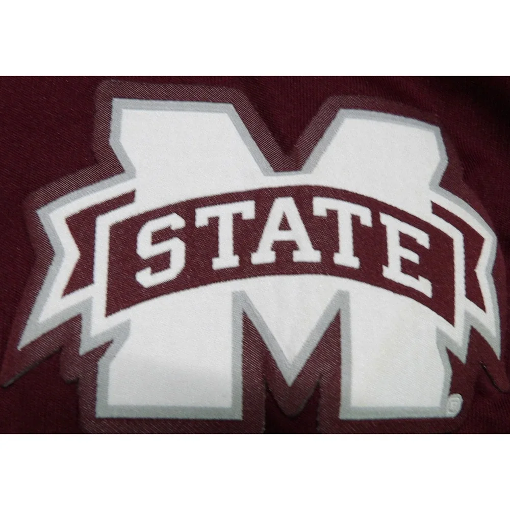 Adidas Mississippi State Bulldogs Zip Player Pullover XL Maroon AEROREADY Men LS